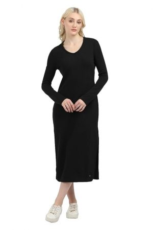 Calvin Klein Jeans Department1818 Cotton Blend Classic Below The Knee Dress