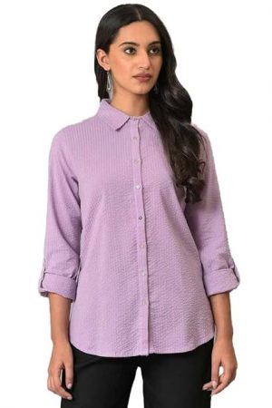 W for Woman Women's Cotton Regular Fit Top