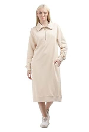 Tommy Hilfiger Women's Cotton Blend A-Line Below The Knee Casual Dress