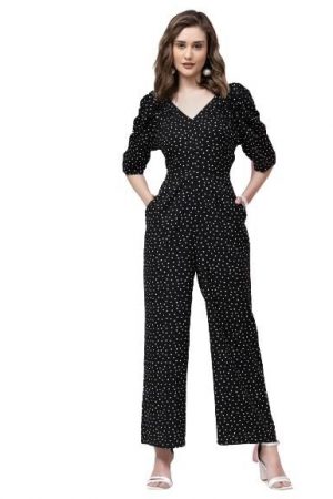 KASSUALLY Jumpsuits for women Casual Pleated Sleeve Jumpsuit