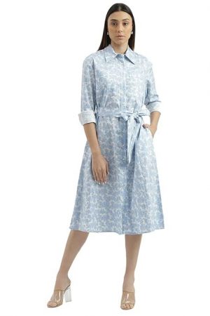 UNITED COLORS OF BENETTON Regular Fit Spread Collar Printed Shirt