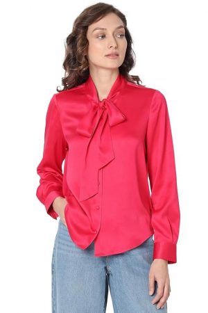 VERO MODA Women's Polyester Regular Fit T-Shirt