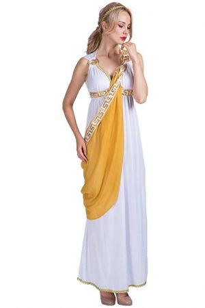 EraSpooky Women's Roman Lady Greek Goddess Costume