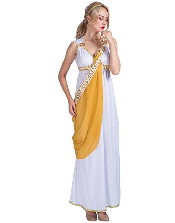 EraSpooky Women's Roman Lady Greek Goddess Costume