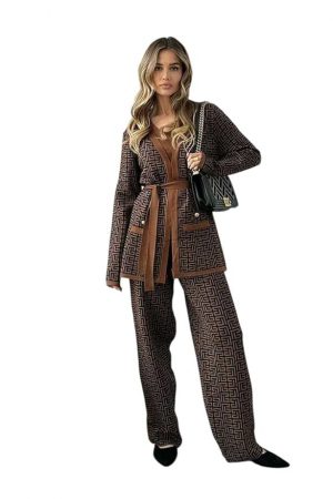 House of Jangid Polyester Women's Top and Pant Co-ords Set with Shrug