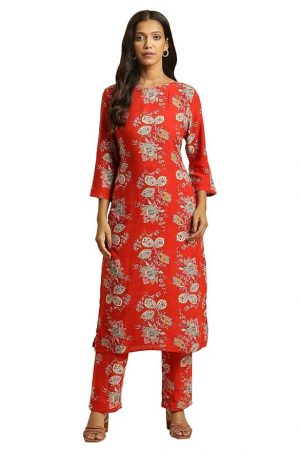 W for Woman Womens Viscose Kurta With Pant