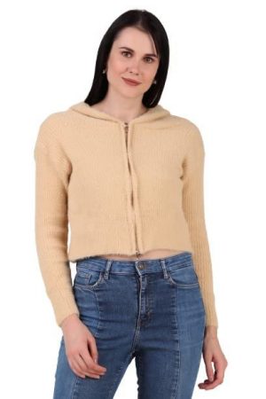 Infernium Hairy Woolen Yarn Sweatshirt.