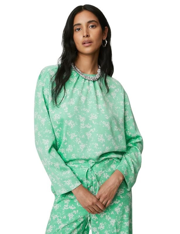 Marks & Spencer Women's Polyester Floral Regular Fashion Vest