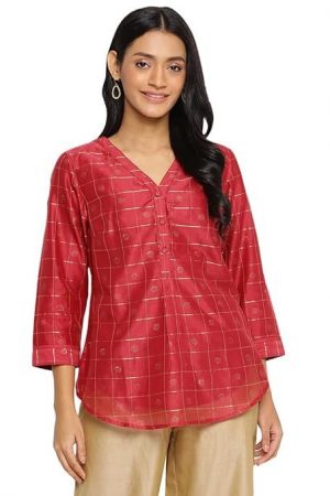 Fabindia Women's Regular Fit Top