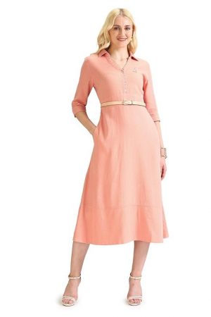 U.S. POLO ASSN. Women's Solid Regular Casual Dress