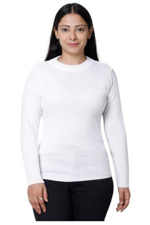 Women Super Warm Wool Solid Sweater for Winter