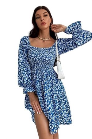 Sheetal Associates Women Casual Regular Sleeves Crepe Printed Fit and Flare Dress