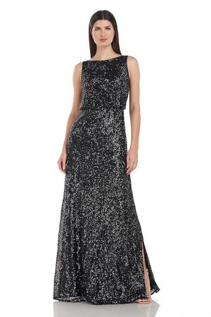 JS Collections Women's Liliana Blouson Gown