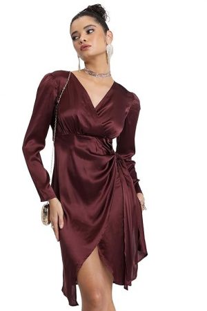 KETCH Women's Fit and Flare Full Length Dress