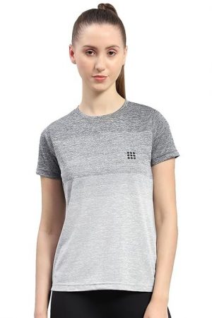 ROCK.IT Rockit from House of Monte Carlo Womens Striped Round Neck Half Sleeve Top